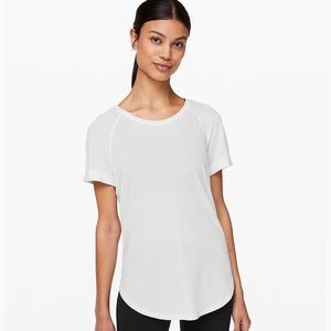 Lululemon Open Up Tie Back Tee